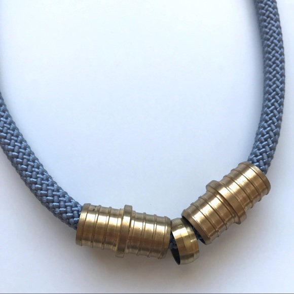 Gray rope necklace - Multiple ways to wear it - Picture 2 of 12
